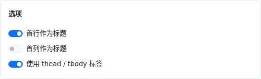选项设置界面
