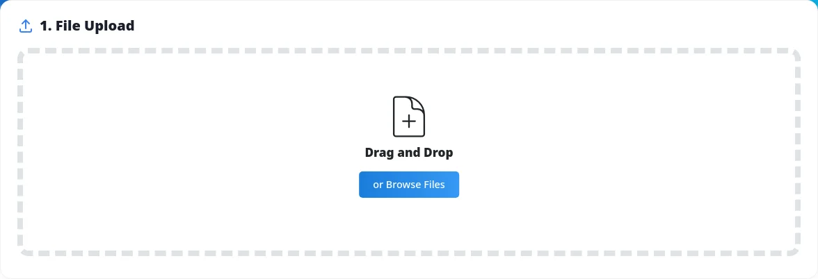 Перетащите файлы или выберите их