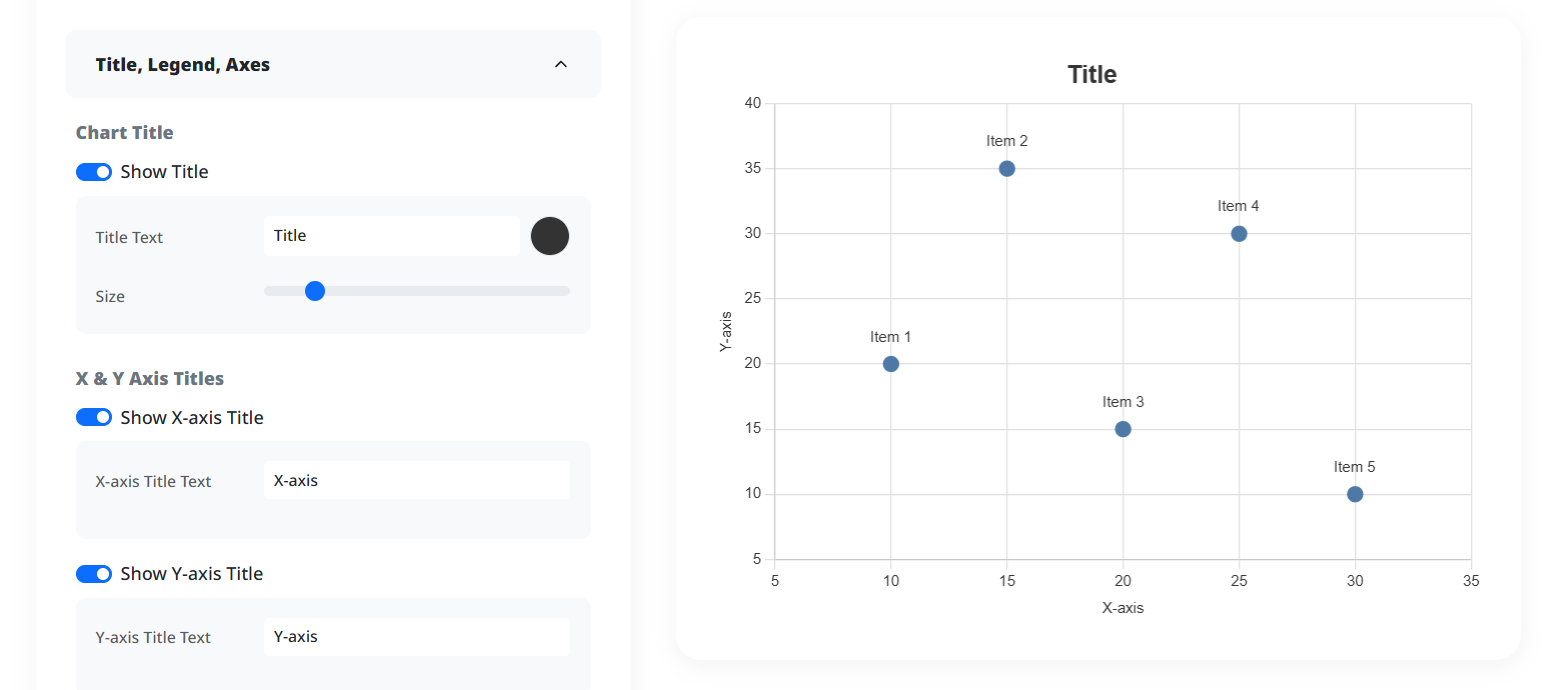 Example of design customization screen